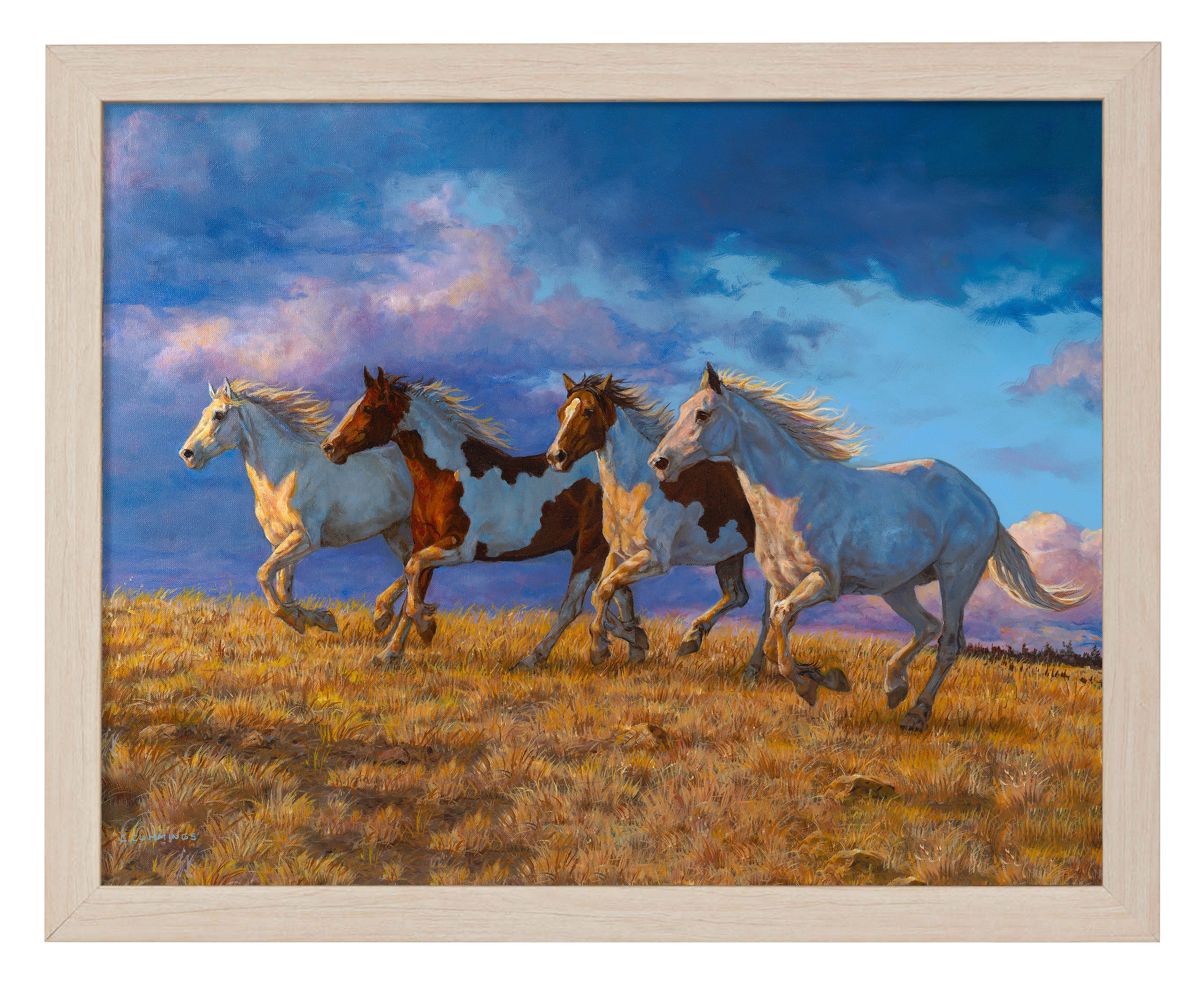 Fields of Gold Art Prints - Premium Wall Decor for Home, Office & Gifts | Landscape Painting, Modern Artwork