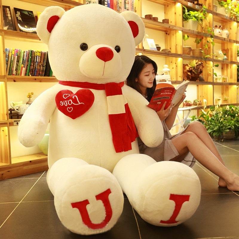 8.5ft Giant Stuffed Teddy Bear - Extra Large Plush Toy for Kids & Adults | Perfect for Bedroom Decor, Valentine's Gift, Nursery Room, and Photo Props