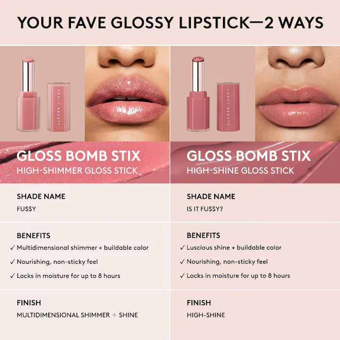 Fenty Beauty Gloss Bomb Universal Lip Luminizer - High Shine Lip Gloss for Plump, Hydrated Lips | Perfect for Everyday Wear, Date Night & Special Occasions