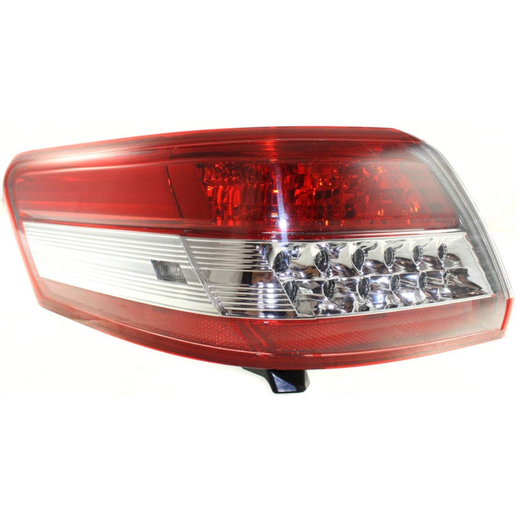 2010-2011 Toyota Camry LED Tail Light Assembly Pair - Driver & Passenger Side with CAPA Certified Bulbs (TO2804106/TO2805106) | Direct Replacement for OEM 81560-06340 & 81550-06340 | Perfect for Night Driving Safety & Style Upgrade