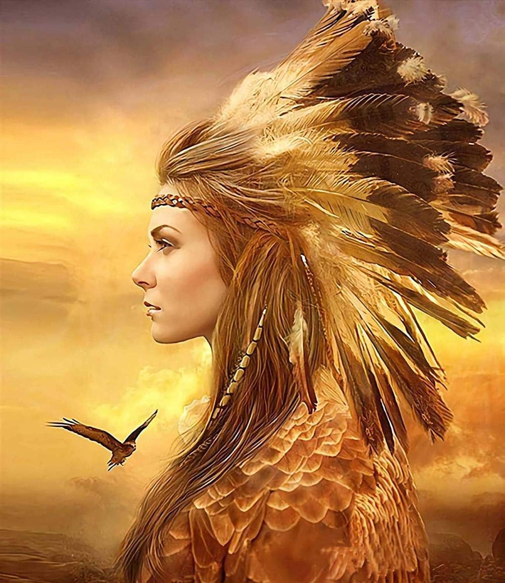 5000-Piece Indian Eagle Feather Wooden Jigsaw Puzzle for Adults & Kids - DIY Challenging Puzzle Game for Family Bonding & Stress Relief - Home Decor & Educational Toy for Teens