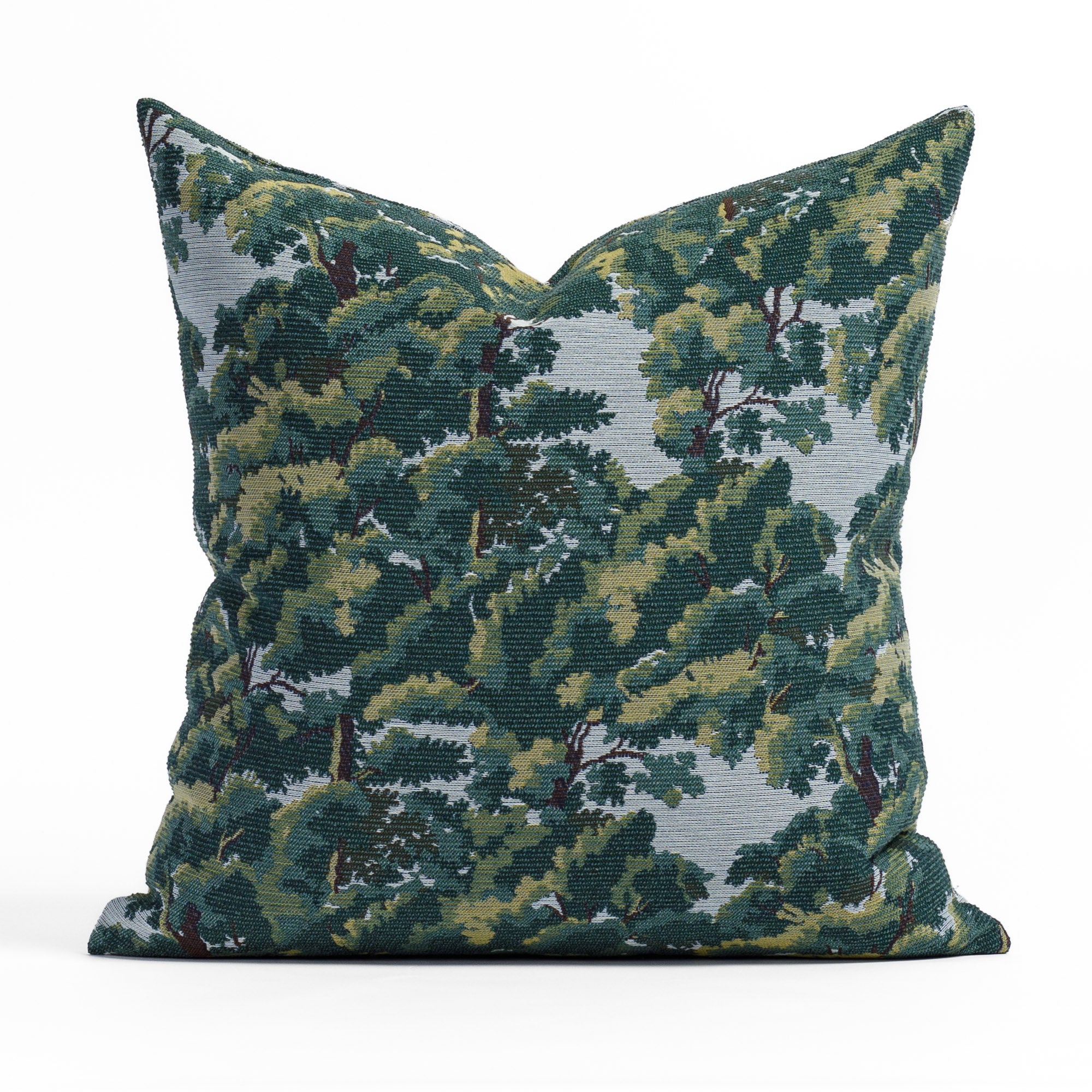 Elora 20x20 Inch Decorative Throw Pillow Cover - Soft Forest Green Cushion for Sofa, Bed & Home Decor - Perfect for Living Room, Bedroom & Dorm