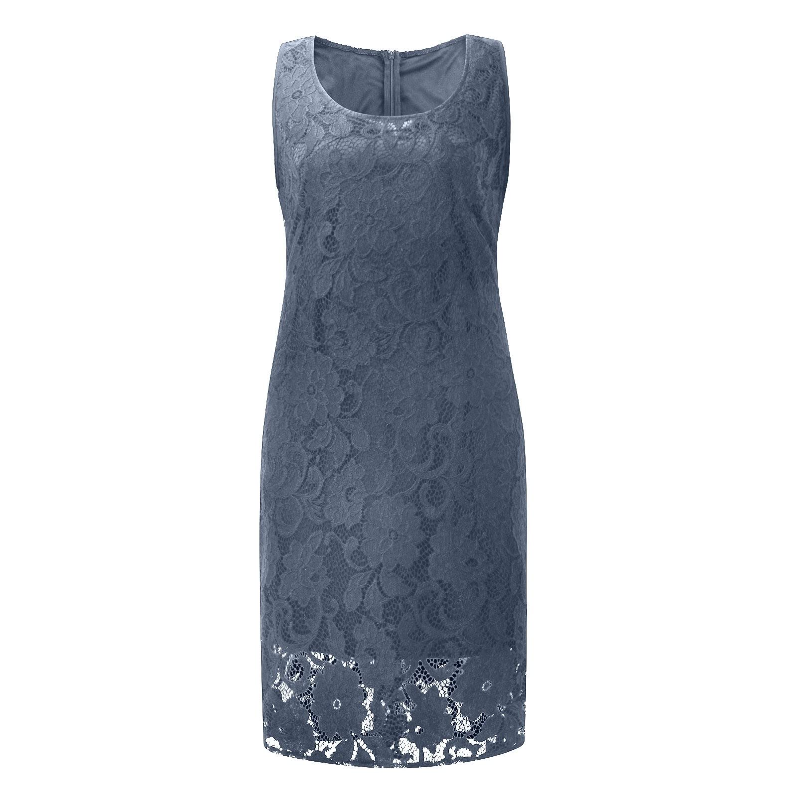 Elegant Plus Size Women's Two-Piece Suit: Lace Dress & Cardigan Set for Mother of The Bride, Formal Events & Evening Occasions | Perfect for Weddings, Parties & Special Celebrations