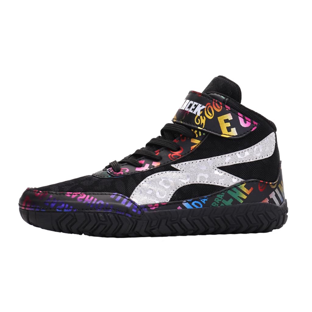 Best Lightweight & Breathable Wrestling Shoes for Kids - Boxing Training Shoes for Little & Big Kids - Perfect for Wrestling Matches & Boxing Practice