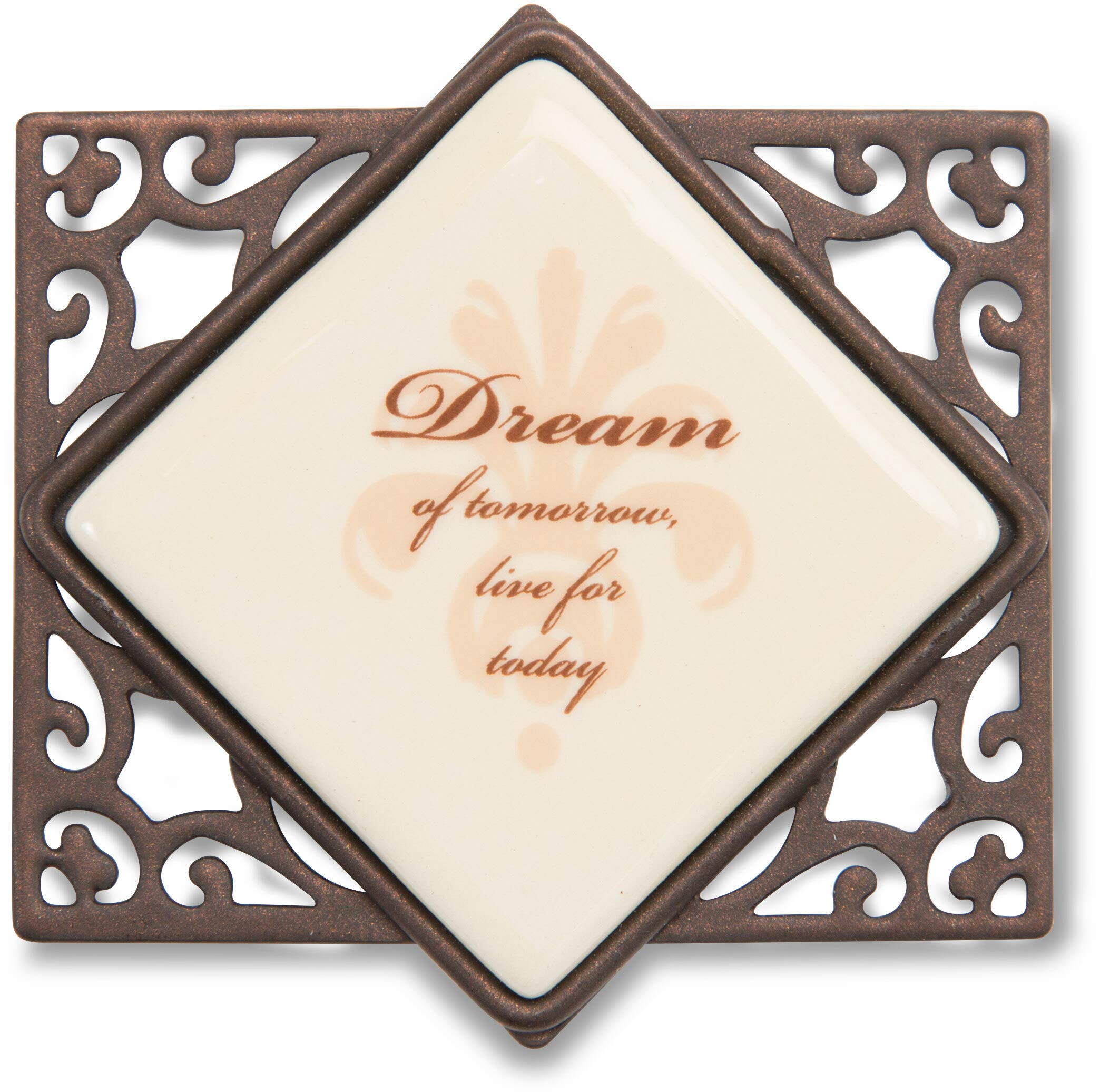 Inspiring Kitchen Fridge Magnet with 'Dream of Tomorrow, Live for Today' Quote - Motivational Decor for Home, Office & Gifts | Perfect for Refrigerators, Whiteboards & Metal Surfaces