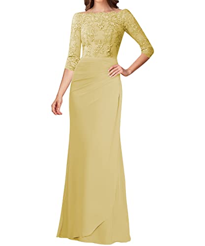 Elegant Mother of The Bride Dresses - Lace Long Sleeve Evening Gowns for Weddings & Formal Parties | Perfect for Wedding Ceremonies, Receptions & Special Occasions