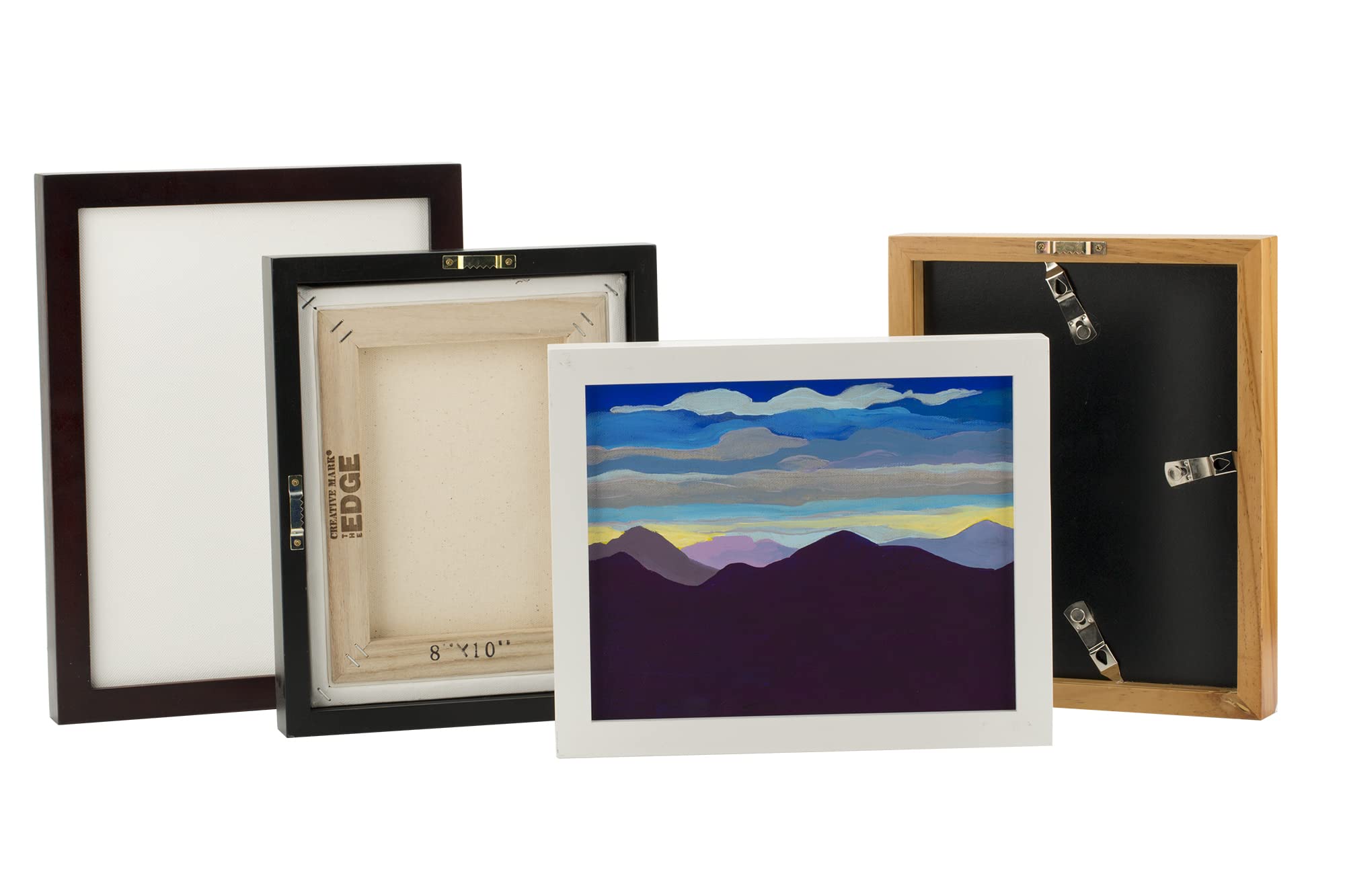 Premium 22x28 Inch White Wash Wooden Picture Frames - Set of 3 Gallery Quality 1.5