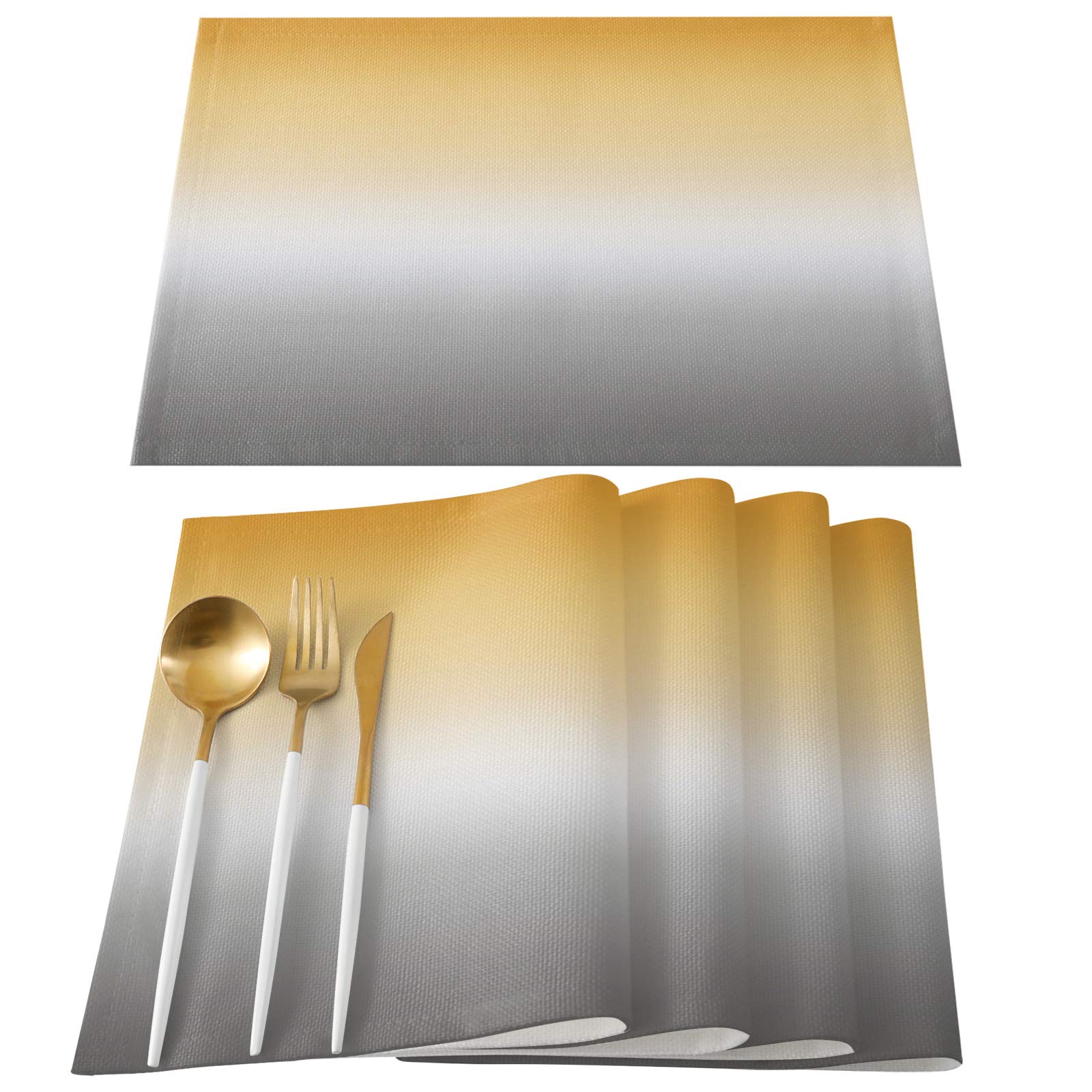 6-Pack Washable Placemats Set - 13