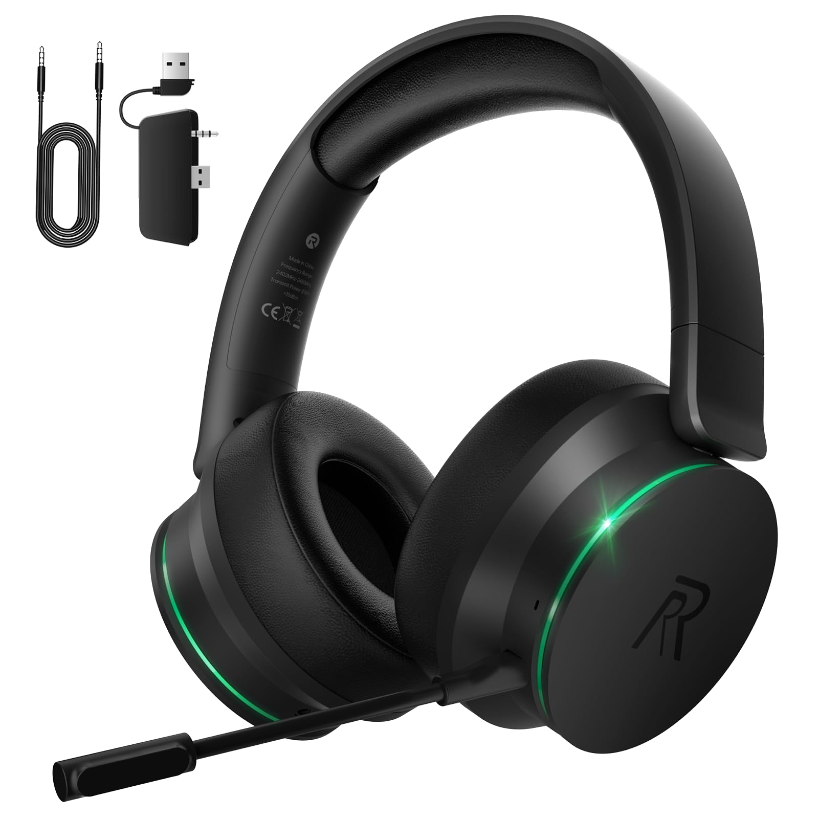 Wireless Gaming Headset for Xbox Series X|S, Xbox One, PS5, PS4, PC - Bluetooth 5.3 Over-Ear Headphones with Noise Cancelling Mic | Perfect for Competitive Gaming, Streaming & Online Chat