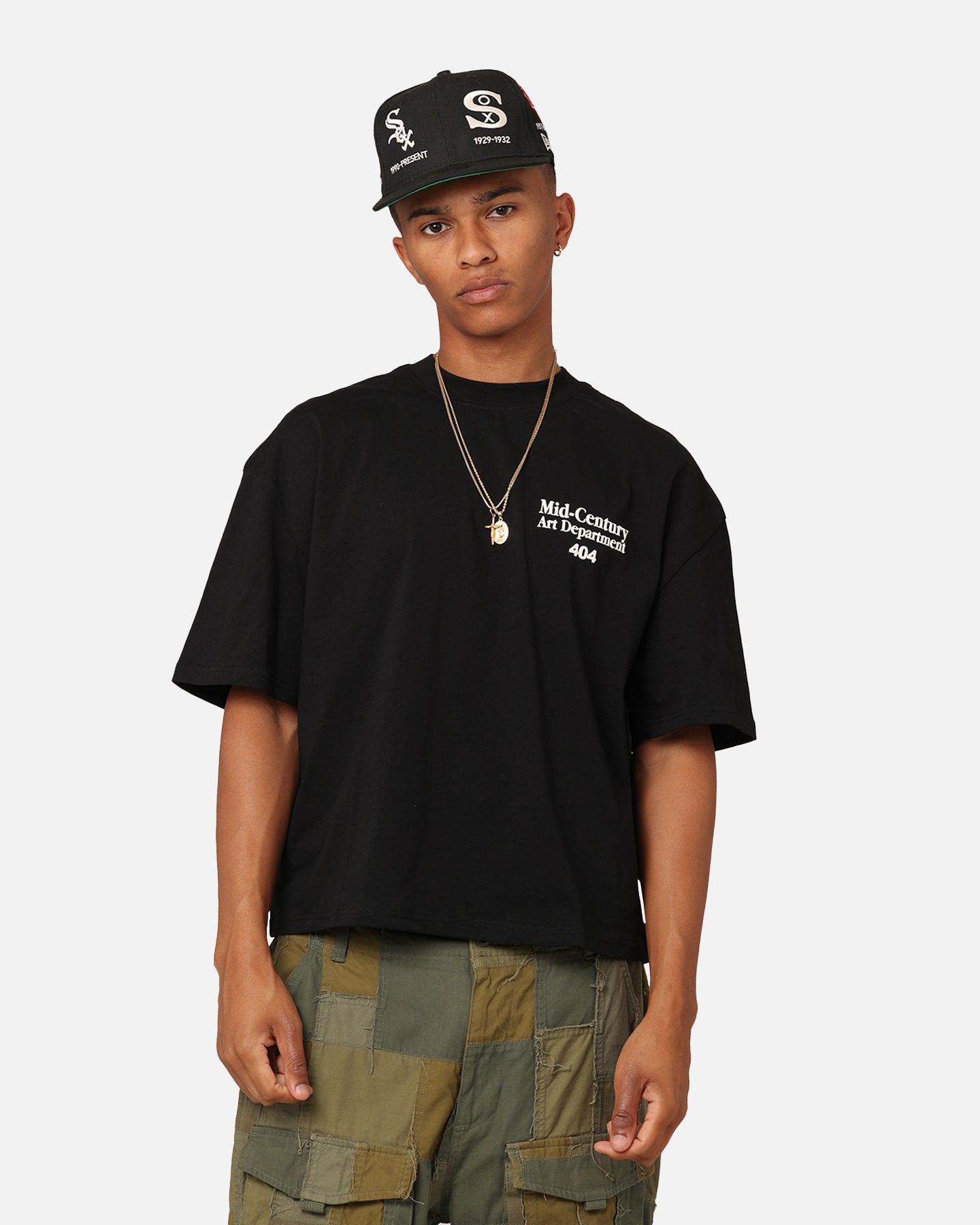 404 Mid Century Art T-Shirt Black | Vintage Graphic Tee for Men & Women | Perfect for Casual Wear, Street Style & Retro Fashion