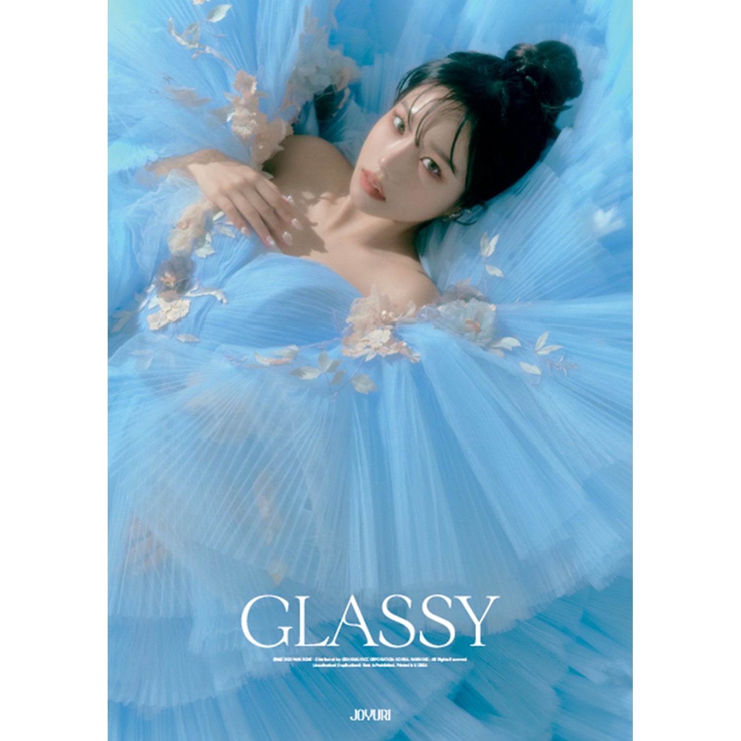 JO YURI (IZ*ONE) 1st Single Album 'GLASSY' Official Poster - Kpop Merchandise for Fans, Room Decor & Gift Idea