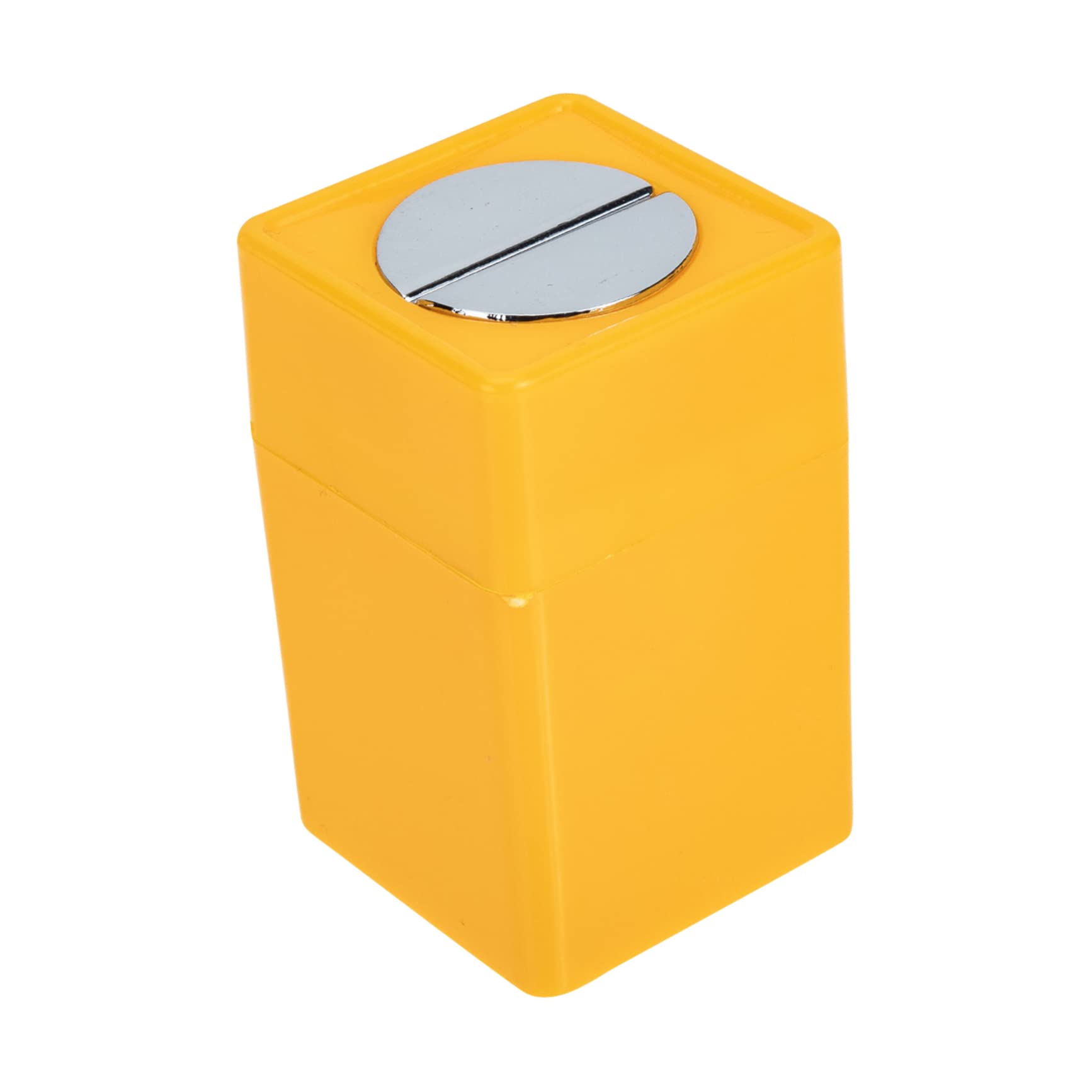 Eco-Friendly Razor Blade Disposal Box - Safe & Secure Razor Blade Recycling Container for Home & Salon Use | Yellow ABS Plastic | Perfect for Bathroom, Salon, or Travel Blade Storage