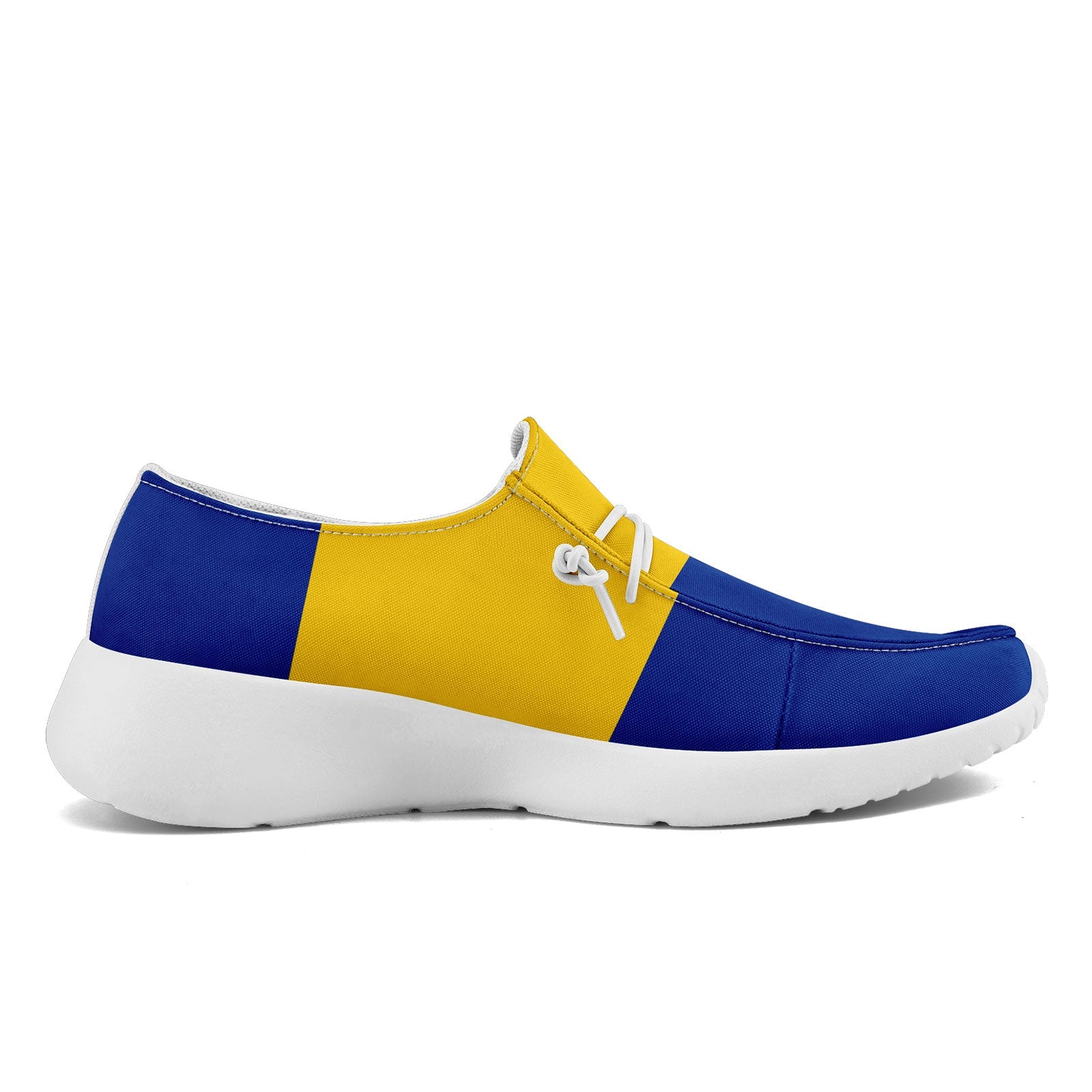 Custom Los Angeles Blue & Yellow Personalized Sneakers - FN018 D020278 - Size 15 - Unique Custom Online Design for Streetwear & Casual Fashion