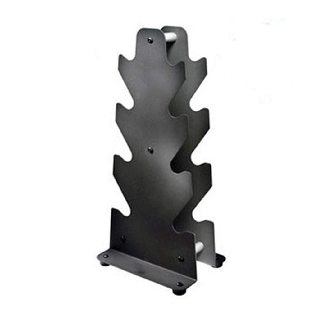 Black Dumbbell Rack for Home & Gym - Heavy Duty Adjustable Silent Movable Dumbbell Stand with Multiple Brackets - Fitness Equipment Storage Organizer (28x24x65cm) - Perfect for Home Gym, Commercial Fitness Centers & Personal Training Spaces