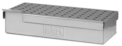 Weber 7576 Stainless Steel Smoker Box - Set of 4 for Grilling, BBQ & Outdoor Cooking | Perfect for Gas Grills, Charcoal Smokers & Backyard Parties