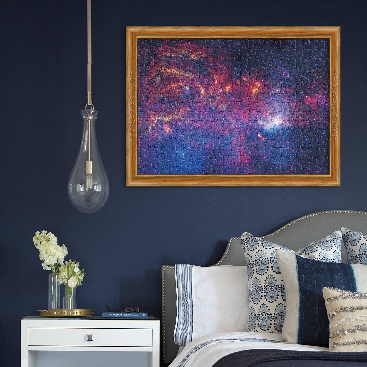 1000 Piece Space Puzzle for Adults - Galaxy Solar System Jigsaw with Hubble Galactic Center, Planets & Nebula - Challenging Astronomy Puzzle for Home Decor, Gifts & Relaxation