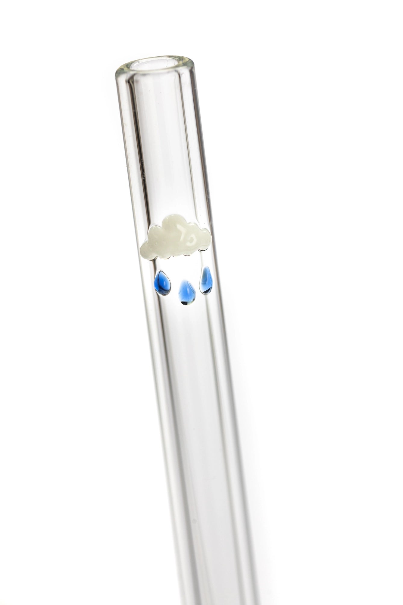 Chunky Glass Smoothie Straw – Reusable, Handmade & Eco-Friendly Drinking Straw for Smoothies, Milkshakes & Cold Beverages – Perfect for Home, Cafe & Zero-Waste Lifestyle