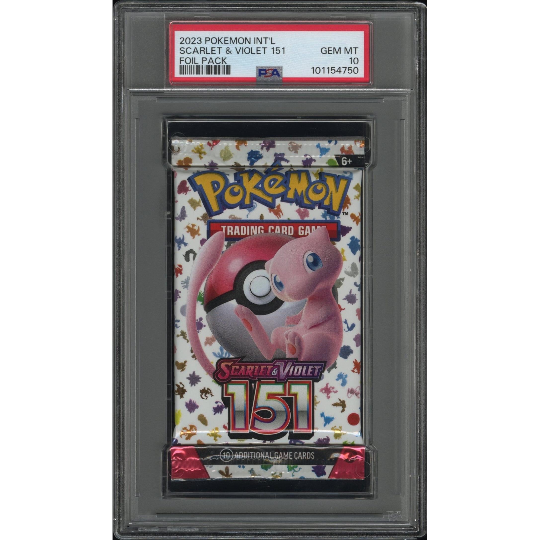 2023 Pokemon International Scarlet & Violet 151 Booster Pack PSA 10 - Rare Collectible Trading Cards for Gamers & Collectors - Perfect for Tournaments, Gifts, and Display