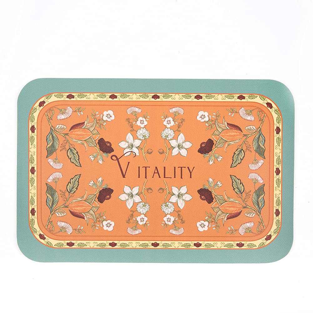 Premium Faux Leather Placemats Set of 4 - Waterproof & Washable Dining Table Mats for Everyday Use - Elegant Home & Kitchen Decor - Perfect for Dinner Parties, Family Meals, and Holiday Gatherings