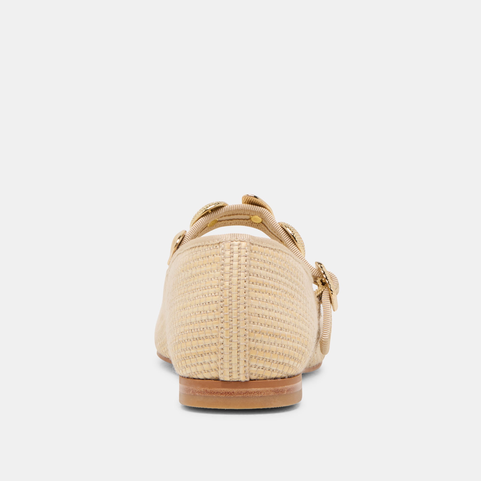 RELAN Women's Ballet Flats - Lightweight Natural Raffia Comfortable Shoes for Casual Wear, Office & Travel