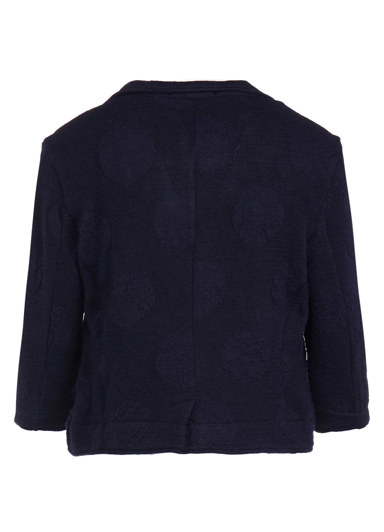DOTS Jacquard Tailored Short Jacket for Women - Stylish & Elegant Blazer for Office, Party & Casual Wear