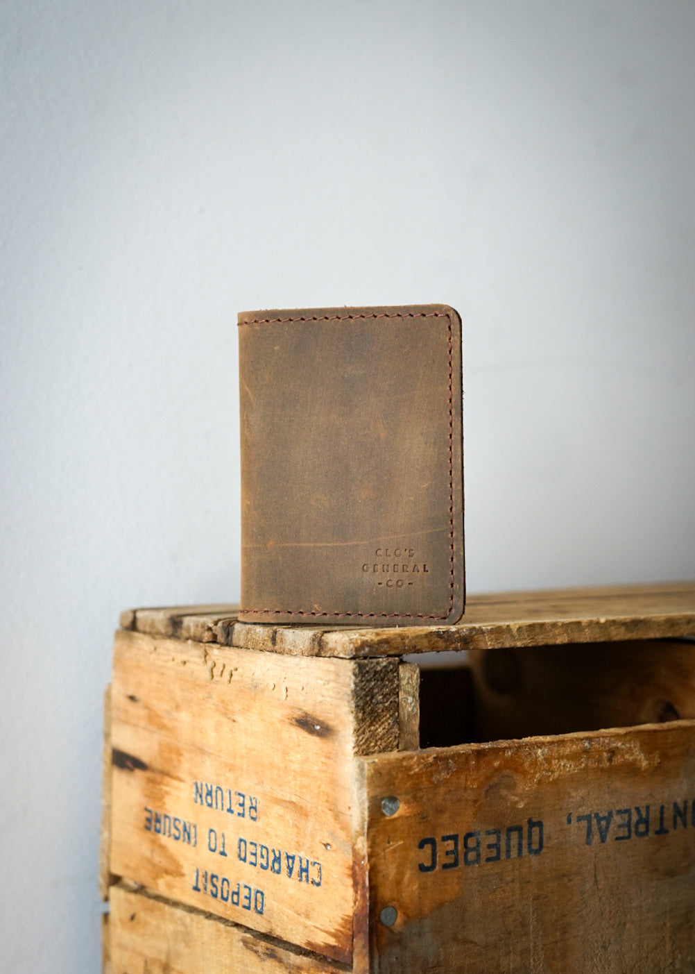 Mini Trucker Wallet (Rebel Rust + Flat Black) - Slim RFID Blocking Bifold Wallet for Men - Perfect for Travel, Everyday Carry & Minimalist Lifestyle