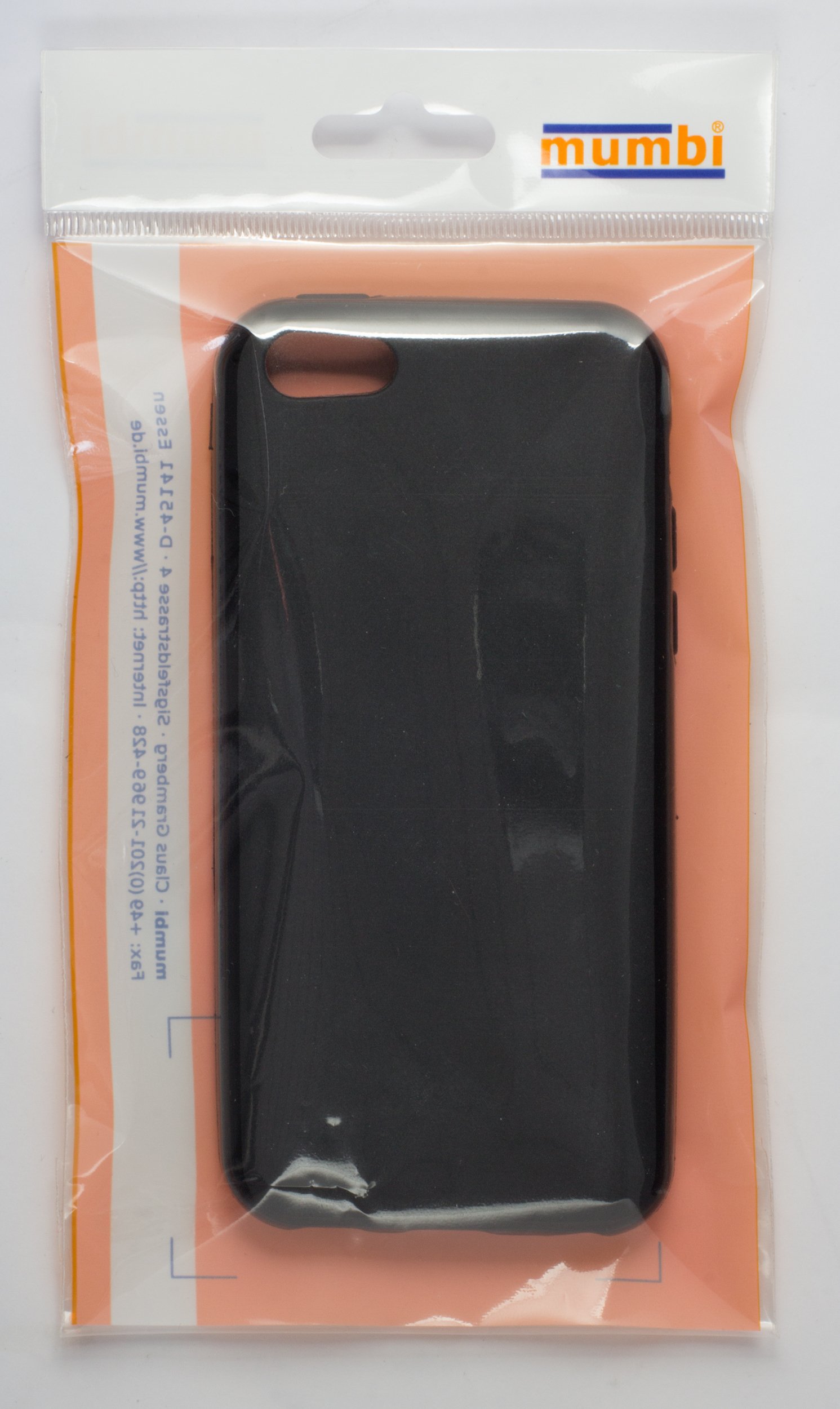 Mumbi Shockproof Matte Black Protective Case for iPhone 5 - Slim Fit, Anti-Scratch Cover with Raised Edges | Perfect for Everyday Use, Travel & Outdoor Activities