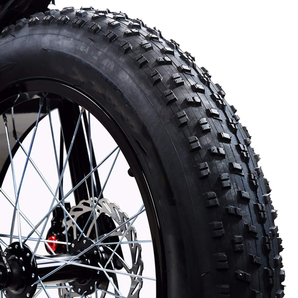 26x4.0 Fat Bike Tires - Heavy Duty Inner Tubes for Electric Bicycles & Mountain Bikes - Wire Bead Bicycle Accessories - Perfect for Off-Road Trails, Snow Riding & Urban Commuting