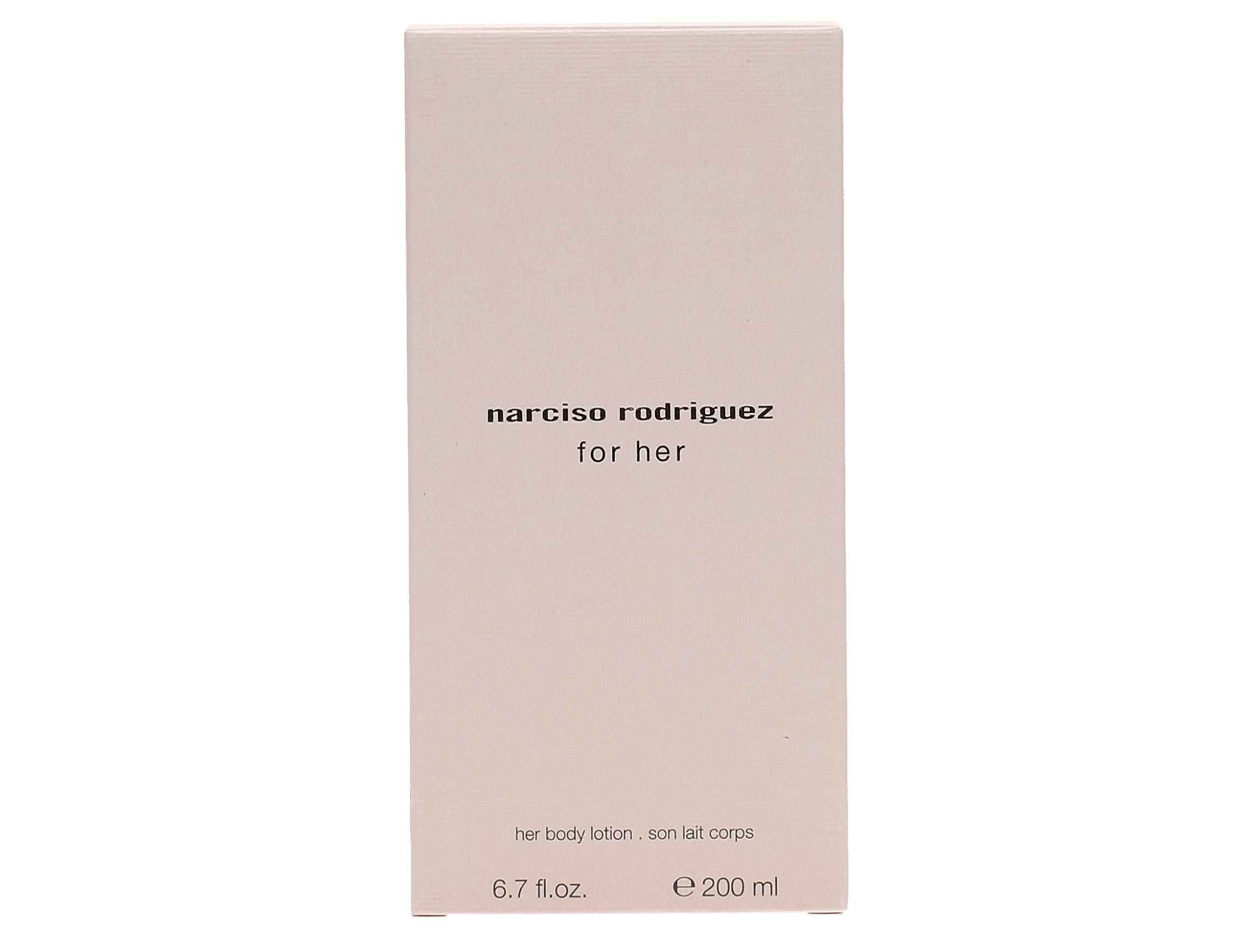 Narciso Rodriguez for Her Body Lotion 6.7 oz - Women's Floral Fragrance Moisturizer for Dry Skin | Perfect for Daily Use, Gift Giving & Special Occasions