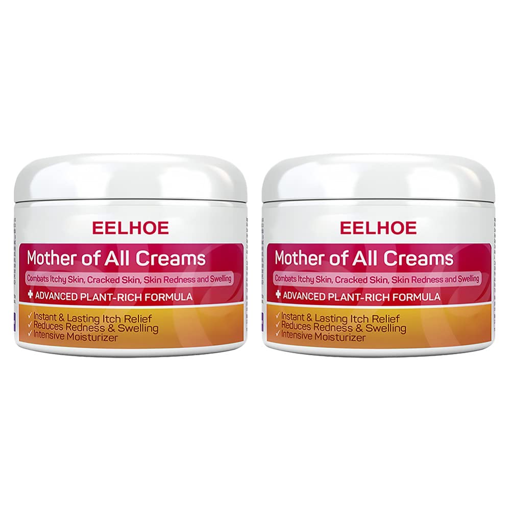 **2 Pack Ultra Hydrating Face & Foot Cream - Intense Moisturizer for Dry, Chapped Skin with Dead Skin Exfoliation - Anti-Drying Body Lotion for Daily Use at Home or Travel**