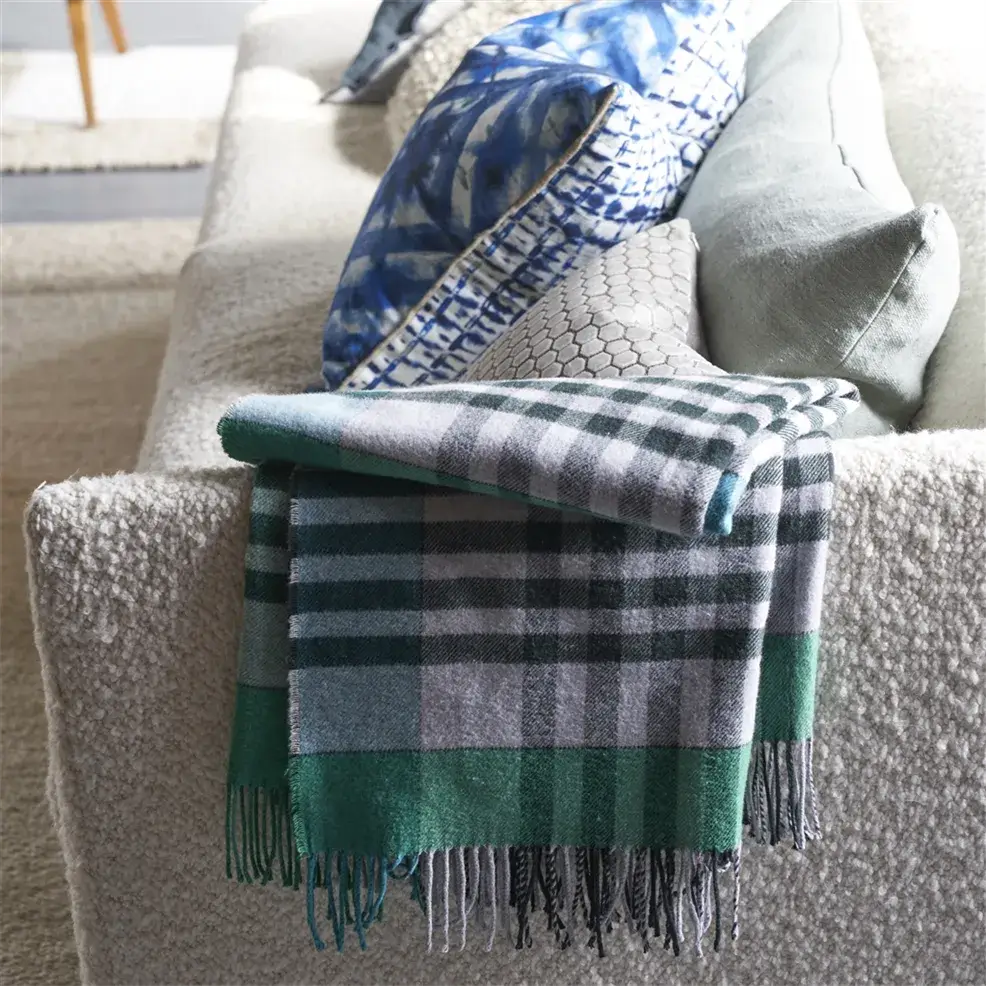 Handwoven Bankura Cotton Throw Blanket - Soft & Lightweight for Bed, Sofa, or Travel - Cozy Home Decor & Perfect Gift Idea