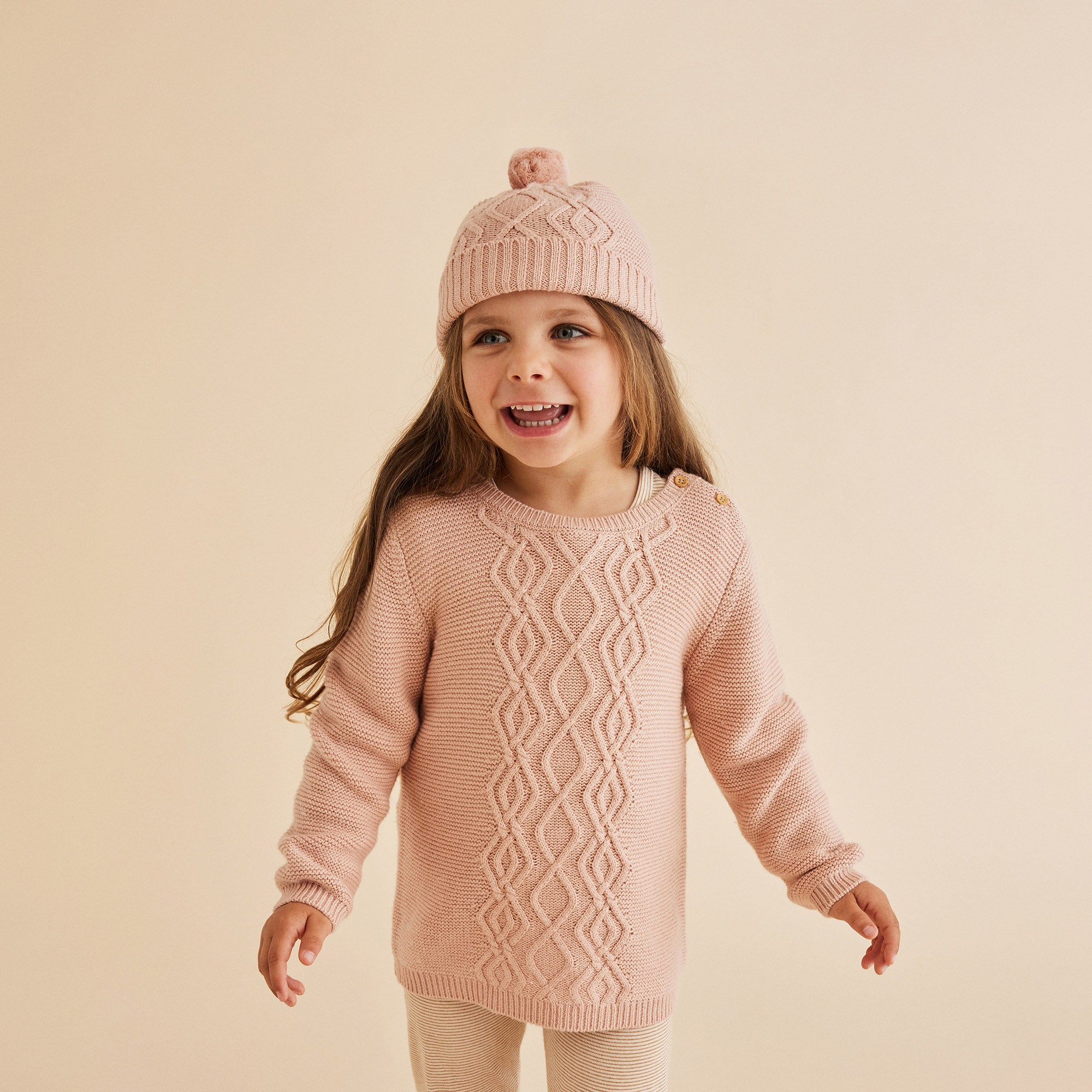 Cozy Knitted Cable Jumper Sweater for Women - Winter Warm Pullover with Classic Cable Stitch Design | Perfect for Casual Outfits, Office Wear & Holiday Gatherings