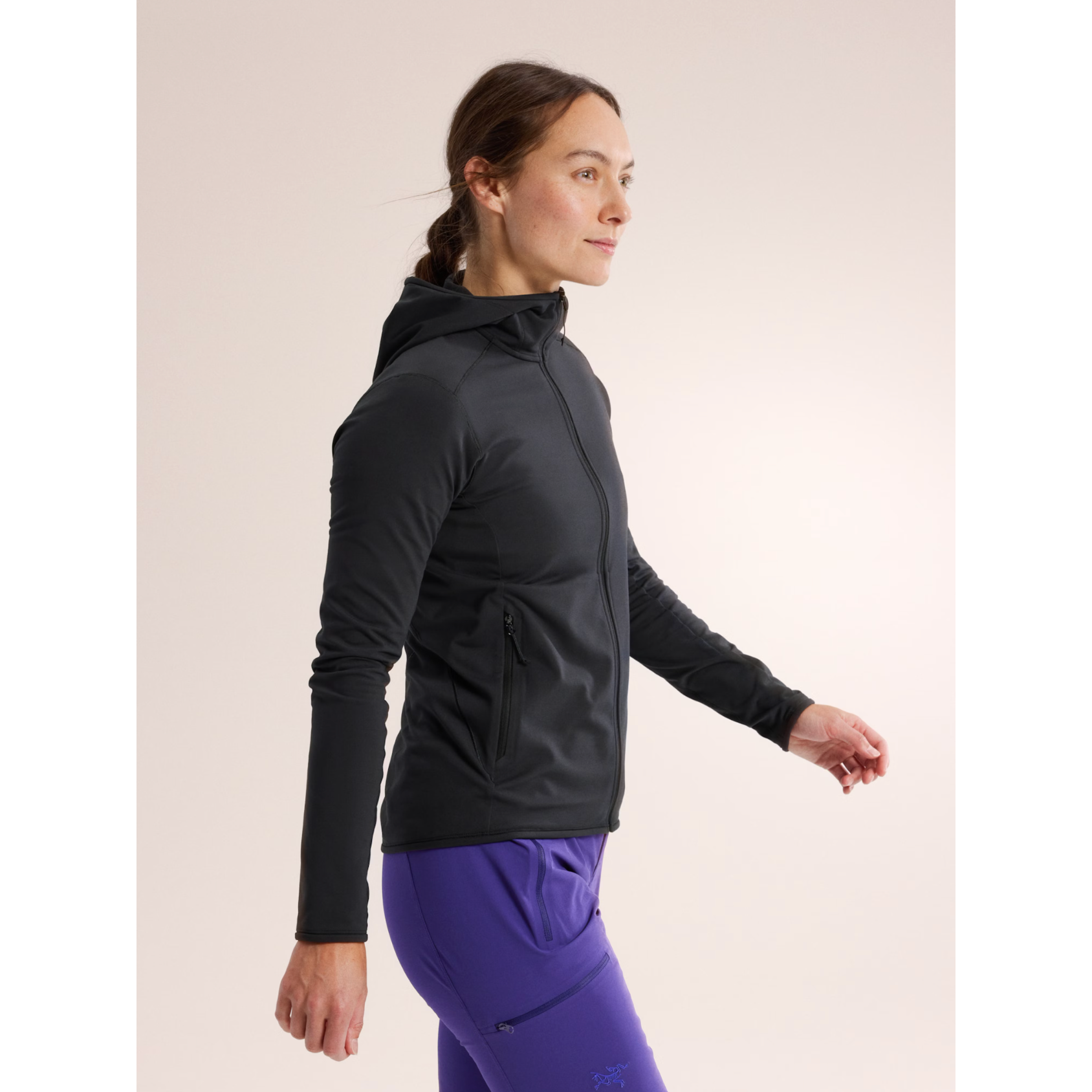 Arc'teryx Women's Kyanite LT Hoody - Lightweight Fleece Jacket for Hiking & Outdoor Activities | Water-Resistant & Breathable Mid Layer for Cold Weather