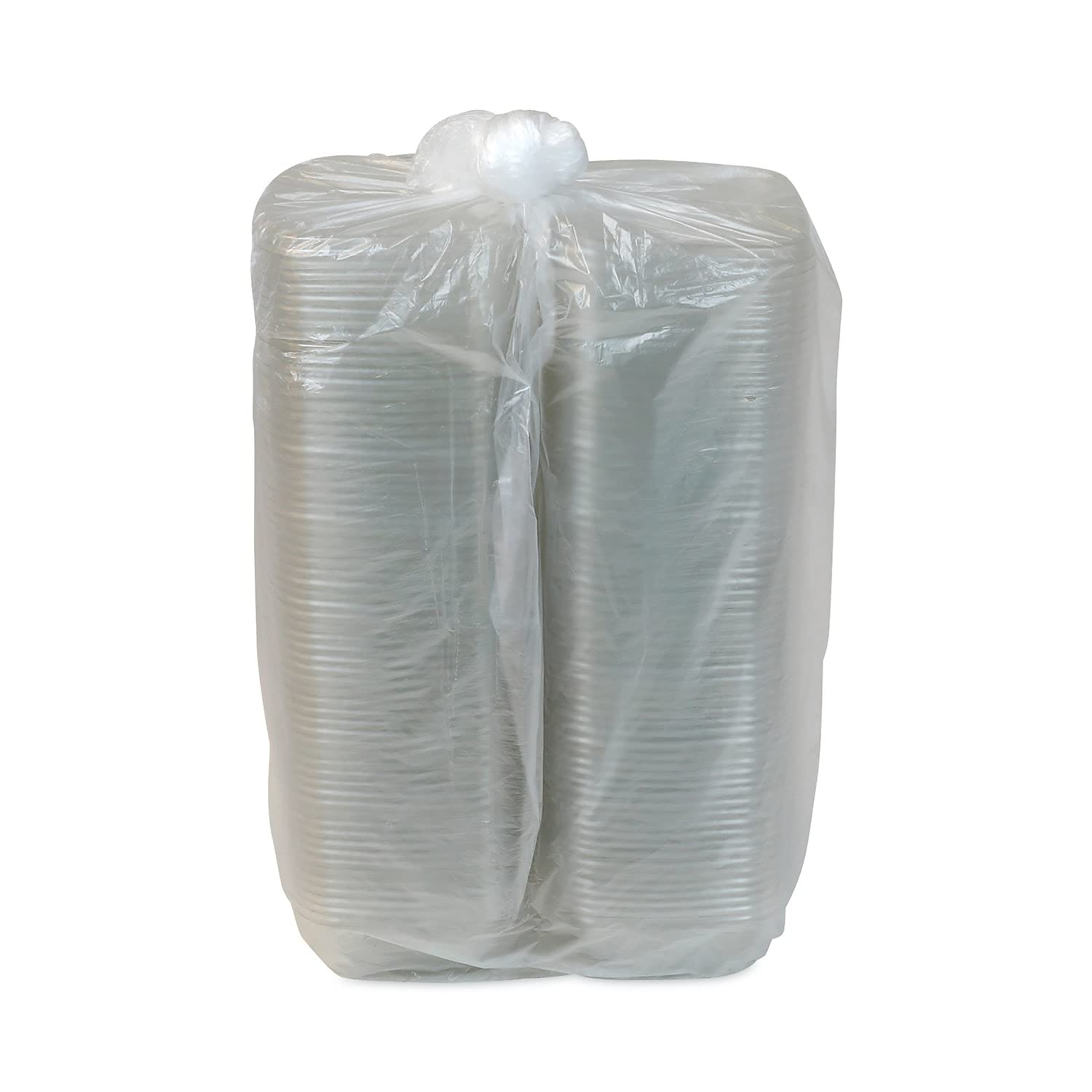 Eco-Friendly 16 oz Clear Recycled PET Square Salad Containers (5