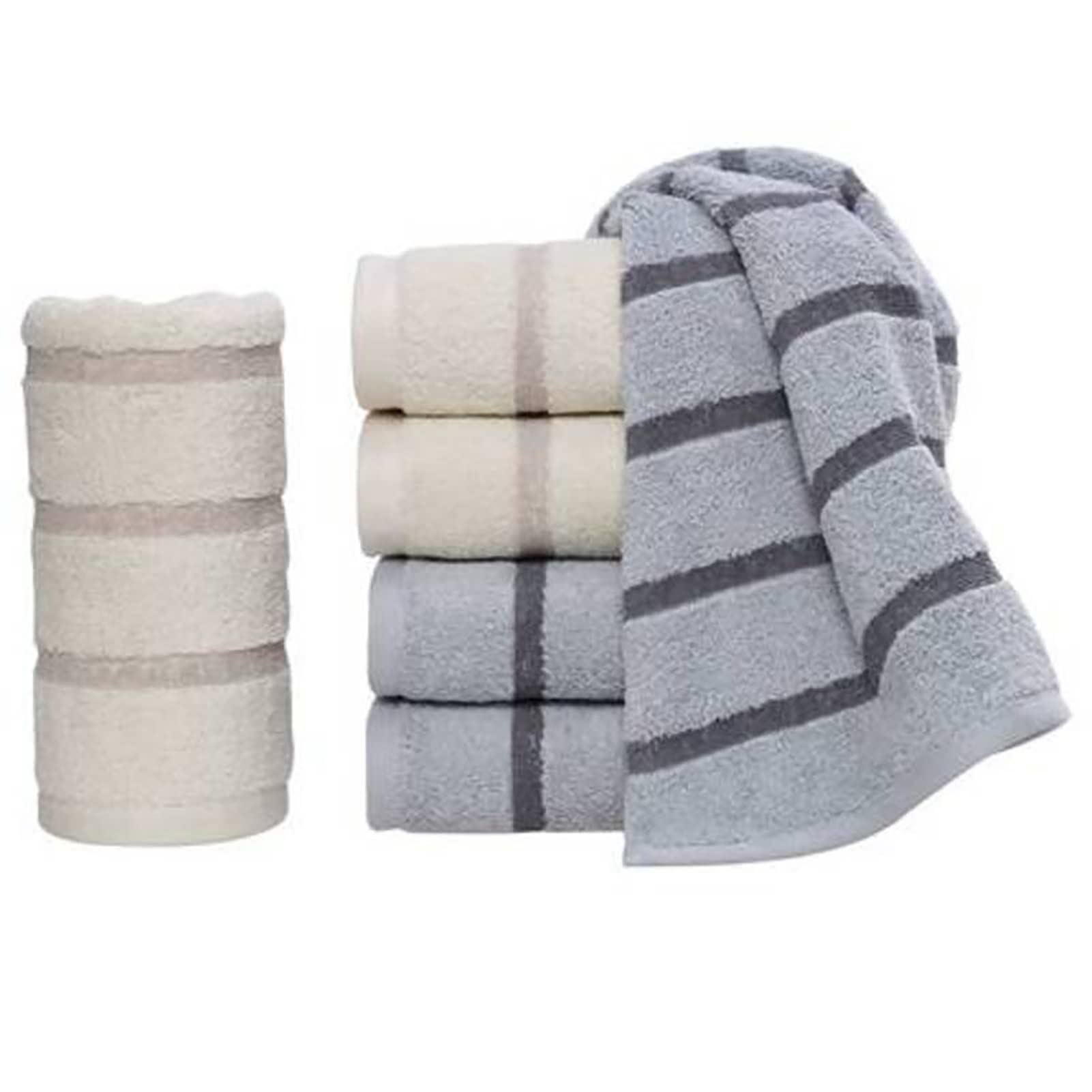Premium 100% Pure Cotton Towel - Ultra Soft, Highly Absorbent & Quick-Drying - Colorfast & Multipurpose - Perfect for Face, Travel, Gym & Yoga (Brown, Small) - Ideal for Home, Spa, Beach & Sports Activities