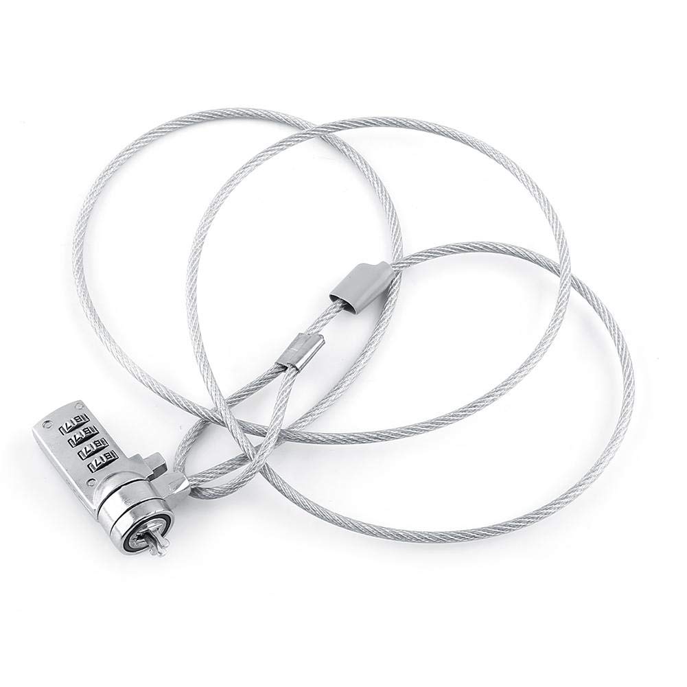 Diydeg 4-Digit Password Laptop Security Lock Cable - Anti-Theft Laptop Lock for Notebooks & Desktops | Secure Your Device in Offices, Libraries & Coffee Shops