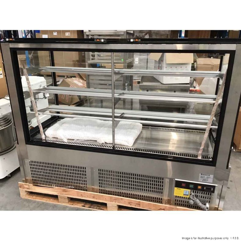 Bonvue SL860V NSW1802 Commercial Chilled Food Display Case - Perfect for Delis, Cafes & Supermarkets