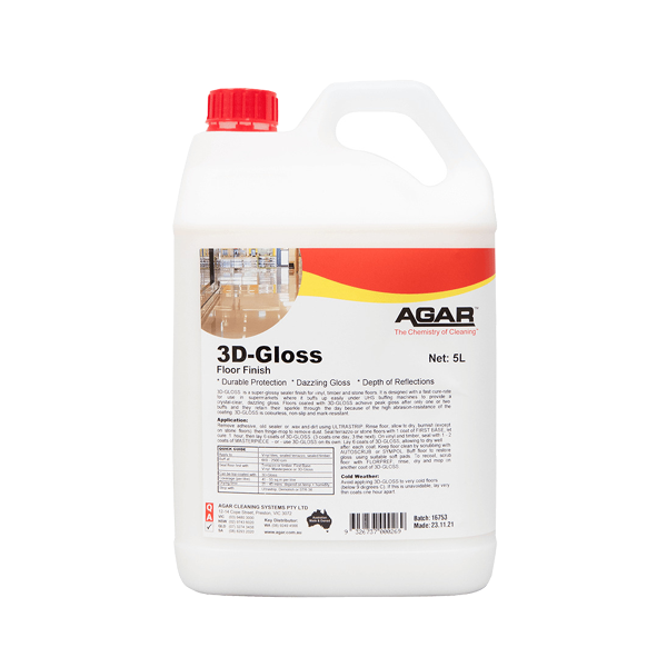 Premium Agar 3D High-Gloss Floor Polish & Sealer – Long-Lasting Shine & Protection for Hardwood, Tile & Laminate Floors – Ideal for Homes, Offices & Commercial Spaces