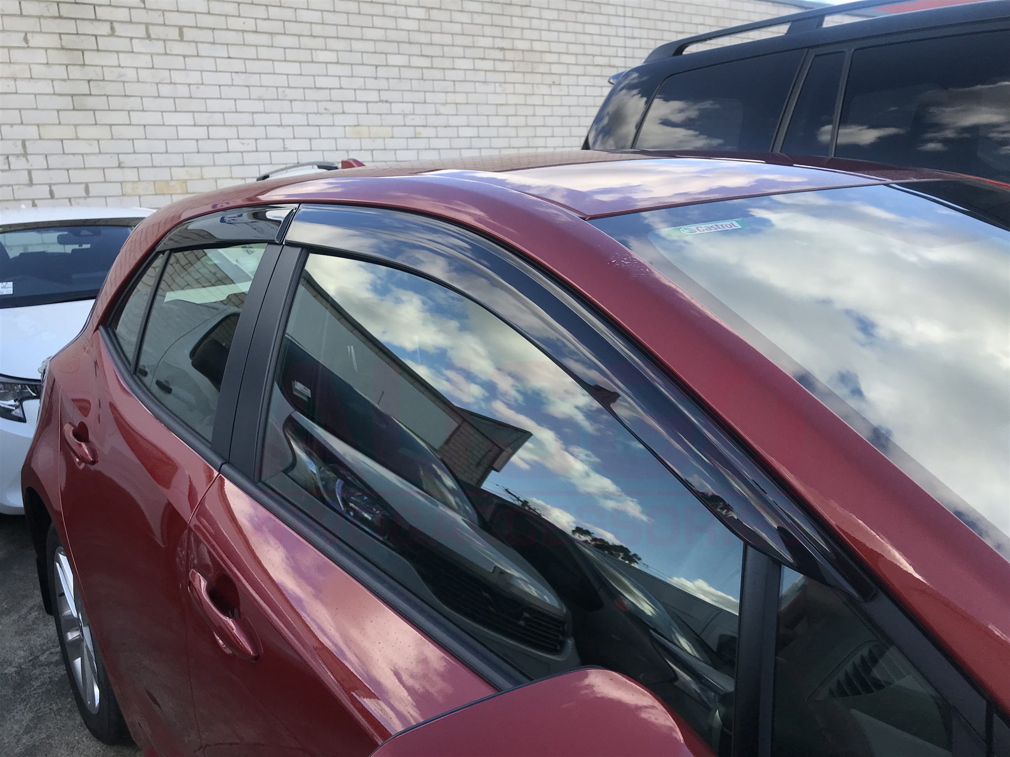 Premium Weather Shields for Toyota Corolla Hatchback 2018-2023 | Durable Rain Guards & Window Deflectors | Perfect for All-Weather Protection & Enhanced Style