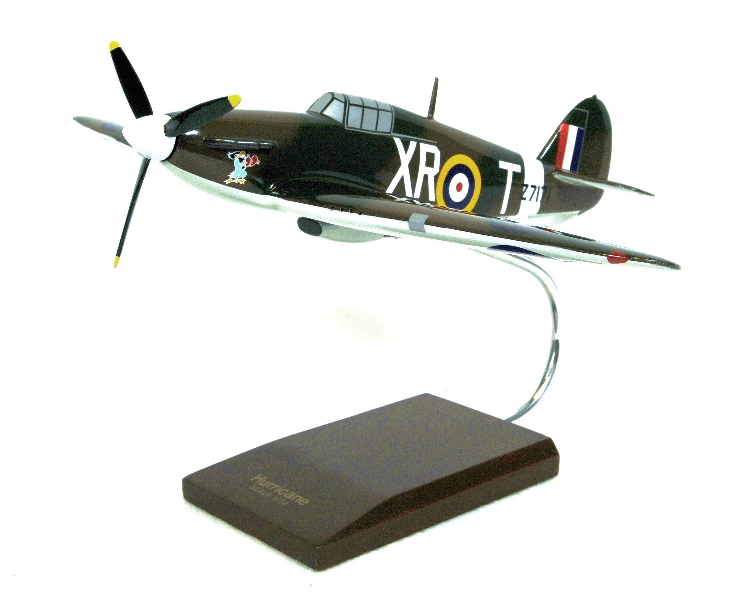 Hawker Hurricane Mk.II Model Airplane - 1/48 Scale WWII Fighter Aircraft Replica - Collectible Military Model for Aviation Enthusiasts & History Buffs - Perfect for Display, Gifts, and Historical Collections