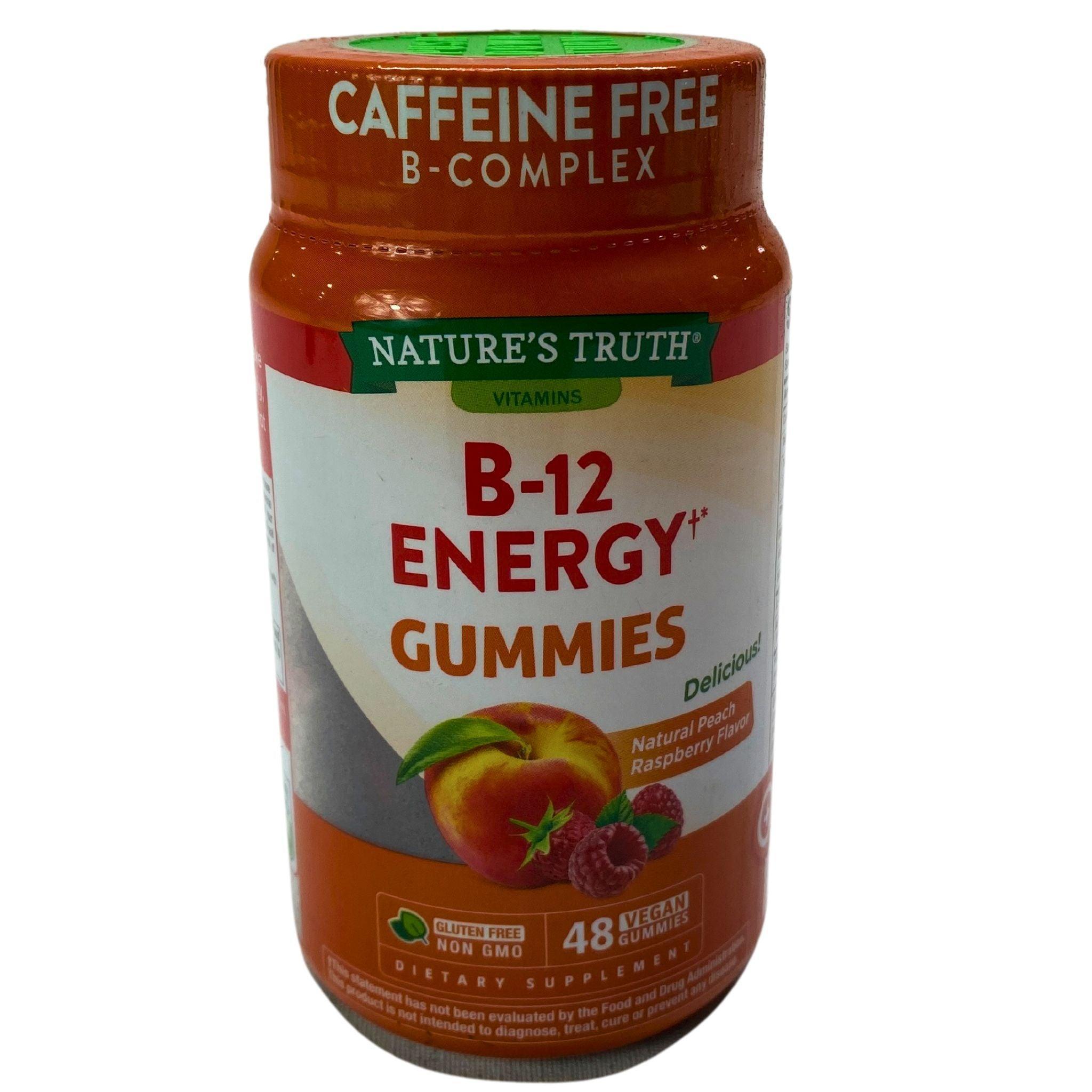 Nature's Truth Vitamin B Complex Gummies - 48 Count with B Vitamins, L Carnitine & Ashwagandha for Energy & Stress Support - Perfect for Daily Wellness & Active Lifestyle