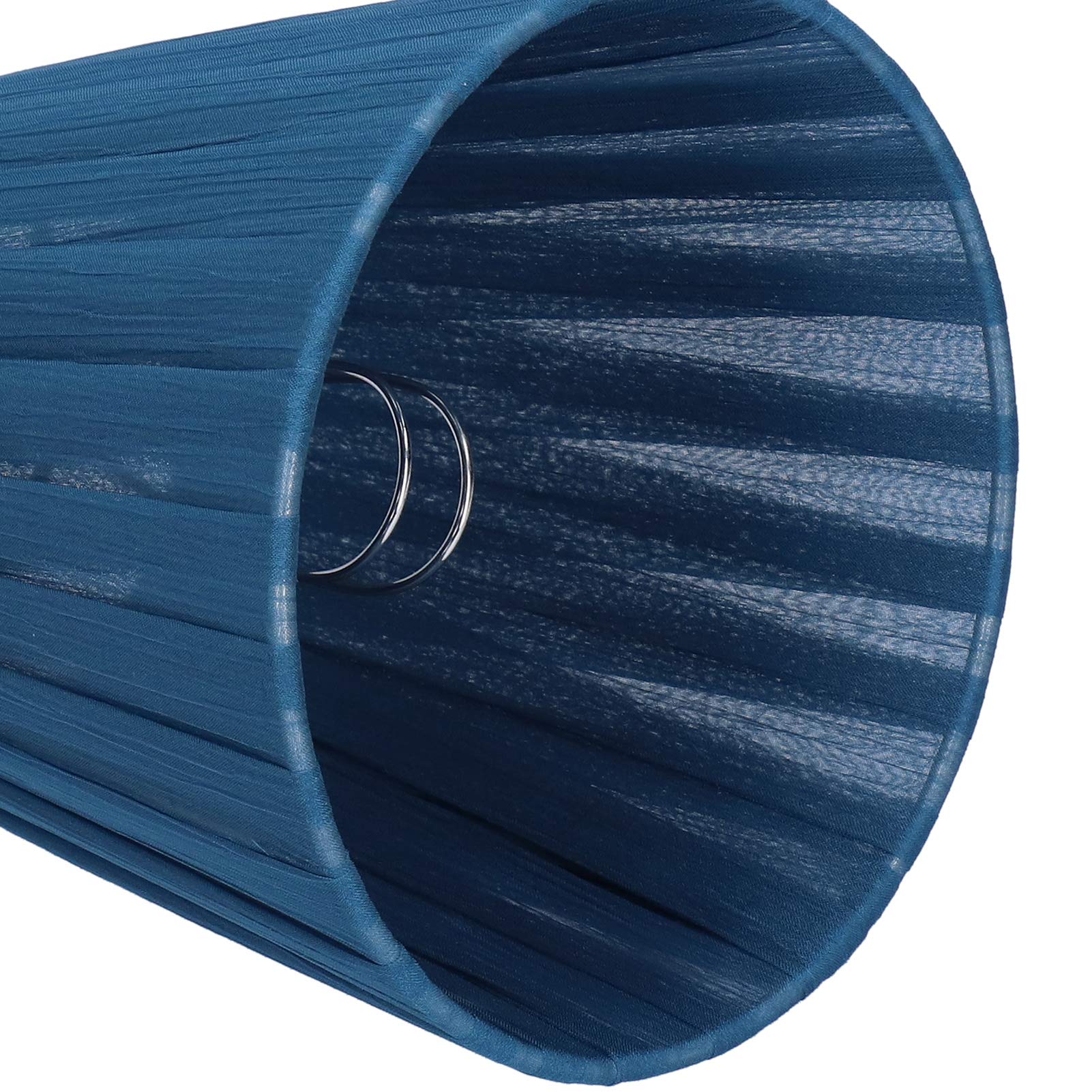 Modern Clip-On Lamp Shades 3.5/5.1/5.5 Inch - Exquisite Blue Lampshades for Chandelier & Wall Lights - Compatible with Small Size A/B/C/F/P Bulbs - Perfect for Bedroom, Living Room & Dining Room Lighting Decor