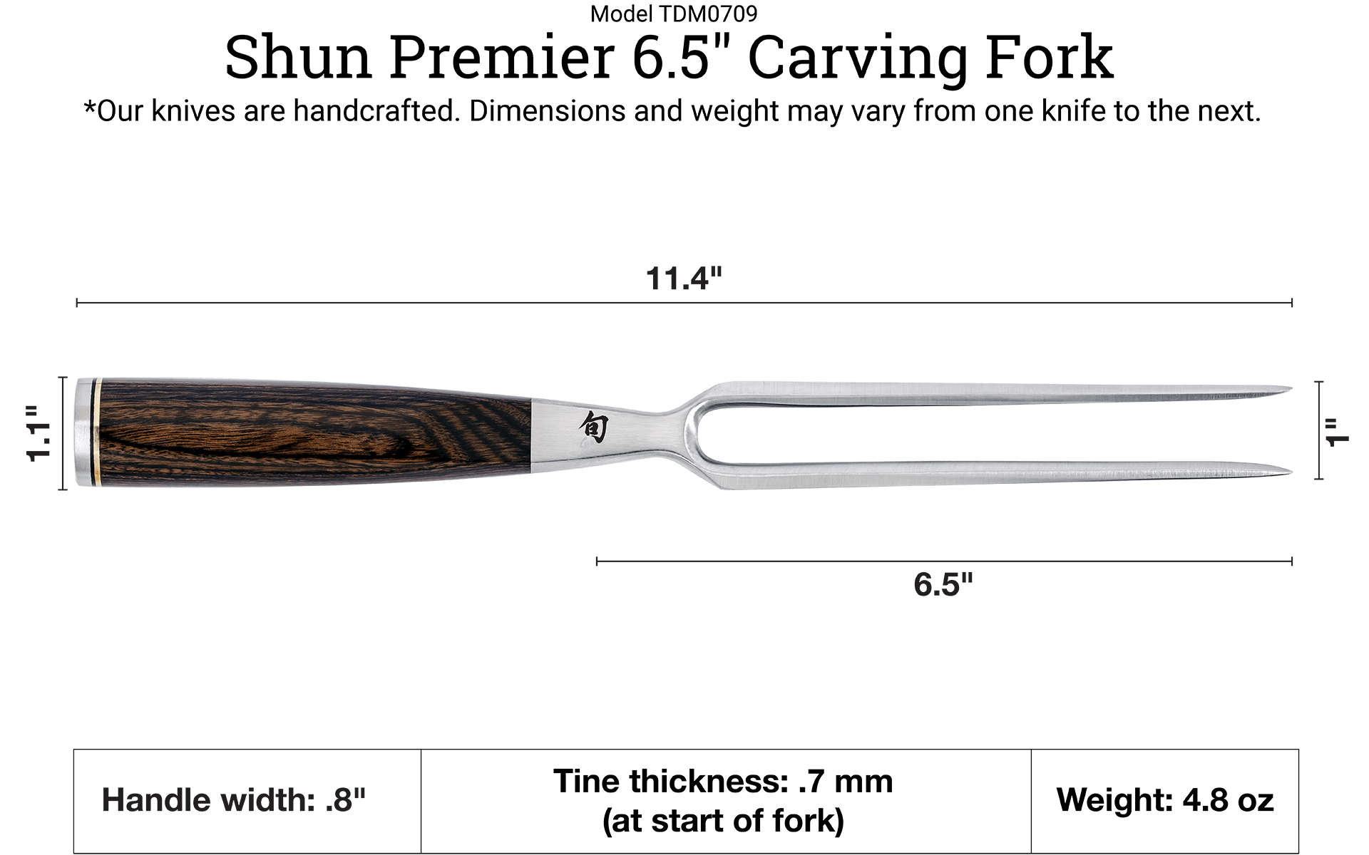 Shun Premier 2-Piece Carving Knife Set - Professional Kitchen Knives for Slicing Meat & Roasts - Perfect for Chefs & Home Cooking