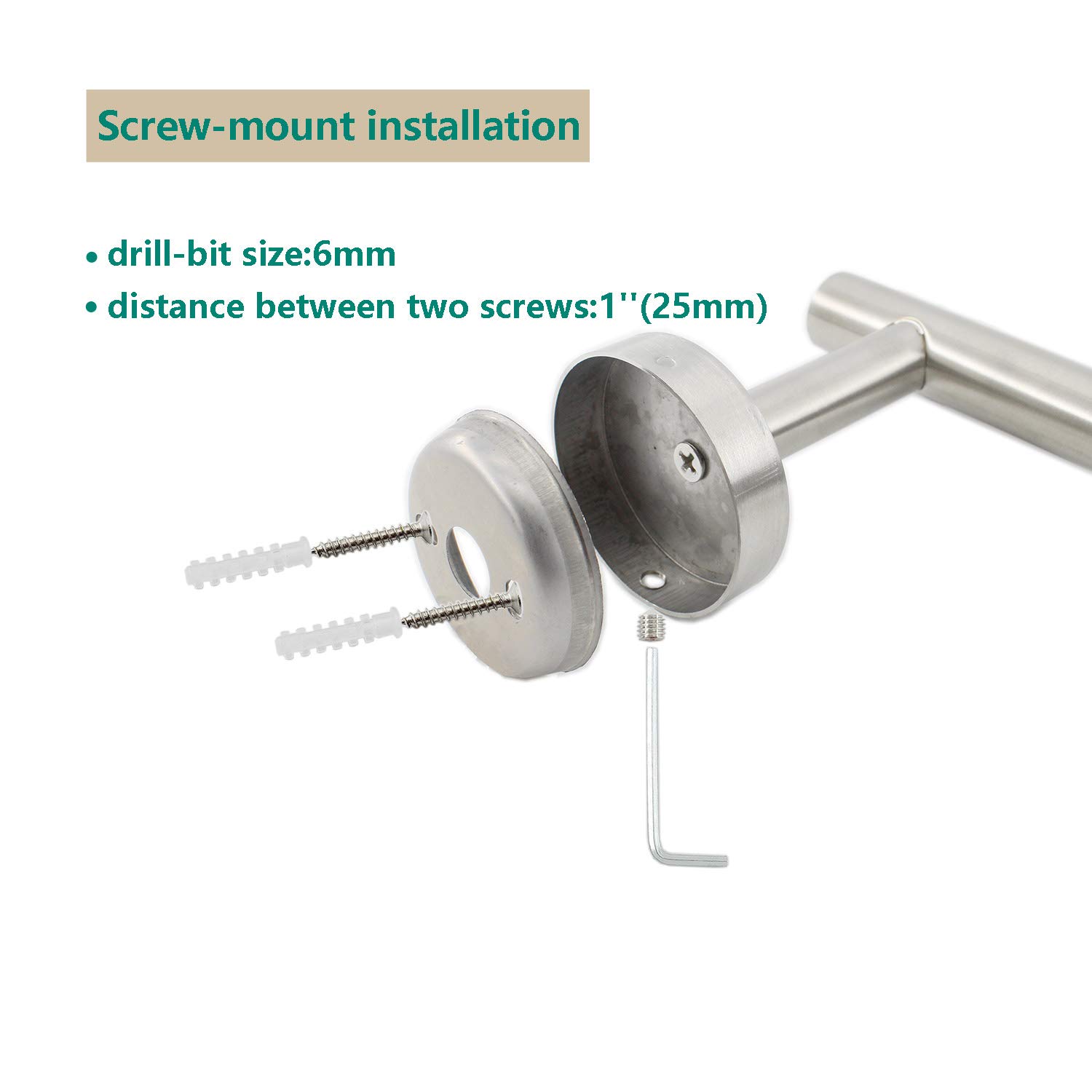 ULIFESTAR 16 Inch Stainless Steel Bathroom Hardware Set - 3 Piece Wall Mounted Towel Bar Rack, Toilet Paper Holder & Robe Hook - Heavy Duty Silver Bathroom Accessories for Towels & Storage - Perfect for Modern Bathrooms & Spa Style Decor