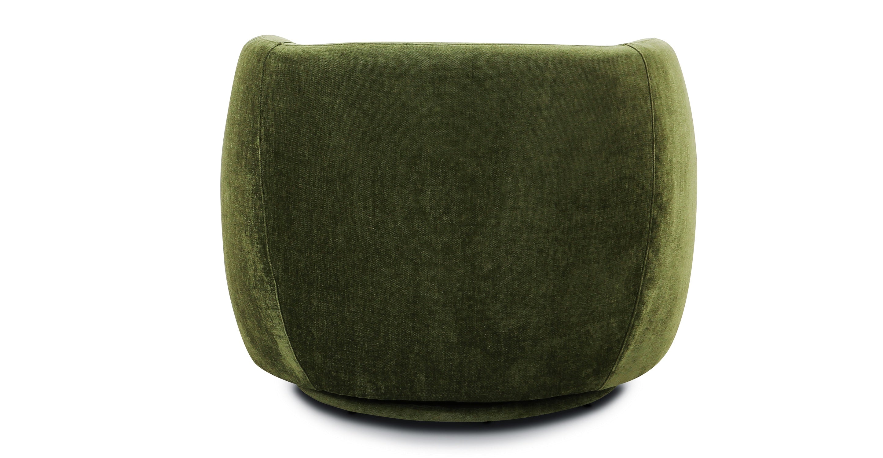 Modern Poole Swivel Lounge Chair - 360 Degree Rotating Accent Chair for Living Room, Bedroom, Office - Comfortable Upholstered Fabric Recliner with Sturdy Metal Base - Perfect for Relaxing, Reading & Lounging