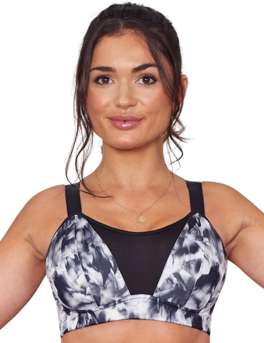 Pour Moi Jenn Convertible High Impact Underwire Sports Bra - Supportive Workout Bra for Running, Yoga & Gym - Comfortable & Breathable Activewear for Women