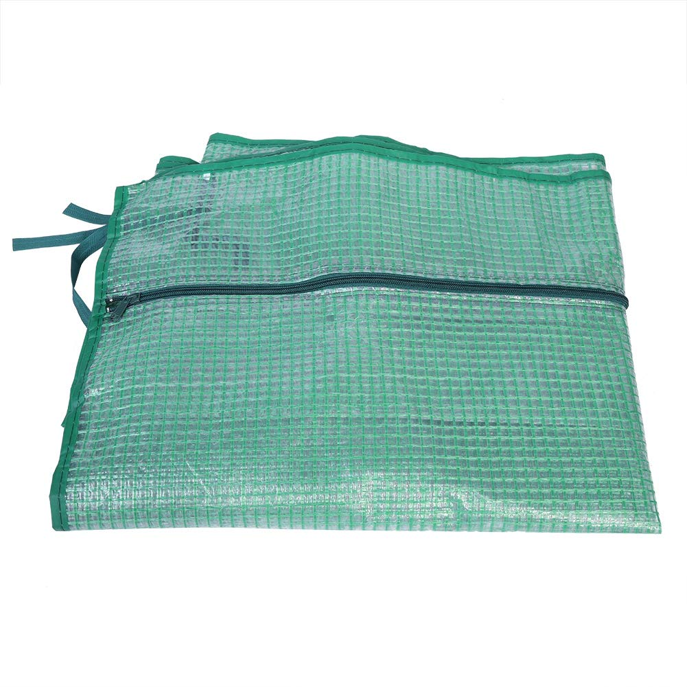 LZKW Professional PVC Plastic Green Warm Greenhouse - 143 x 73 x 195cm - Durable Garden House for Plant Growing & Greenhouse Supplies - Perfect for Backyard Gardening, Seed Starting & Winter Plant Protection