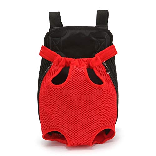 Portable Mesh Pet Carrier Backpack - Breathable Dog & Cat Travel Bag for Small Pets - Ideal for Hiking, Walking, Outdoor Adventures and Air Travel