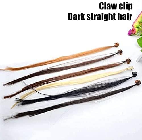 Kids Clip-in Hair Extensions - 12 PCS Rainbow Colored Hair Extensions for Girls & Women | Hair Braiding Styling Accessories | Perfect for Parties, Halloween & Cosplay