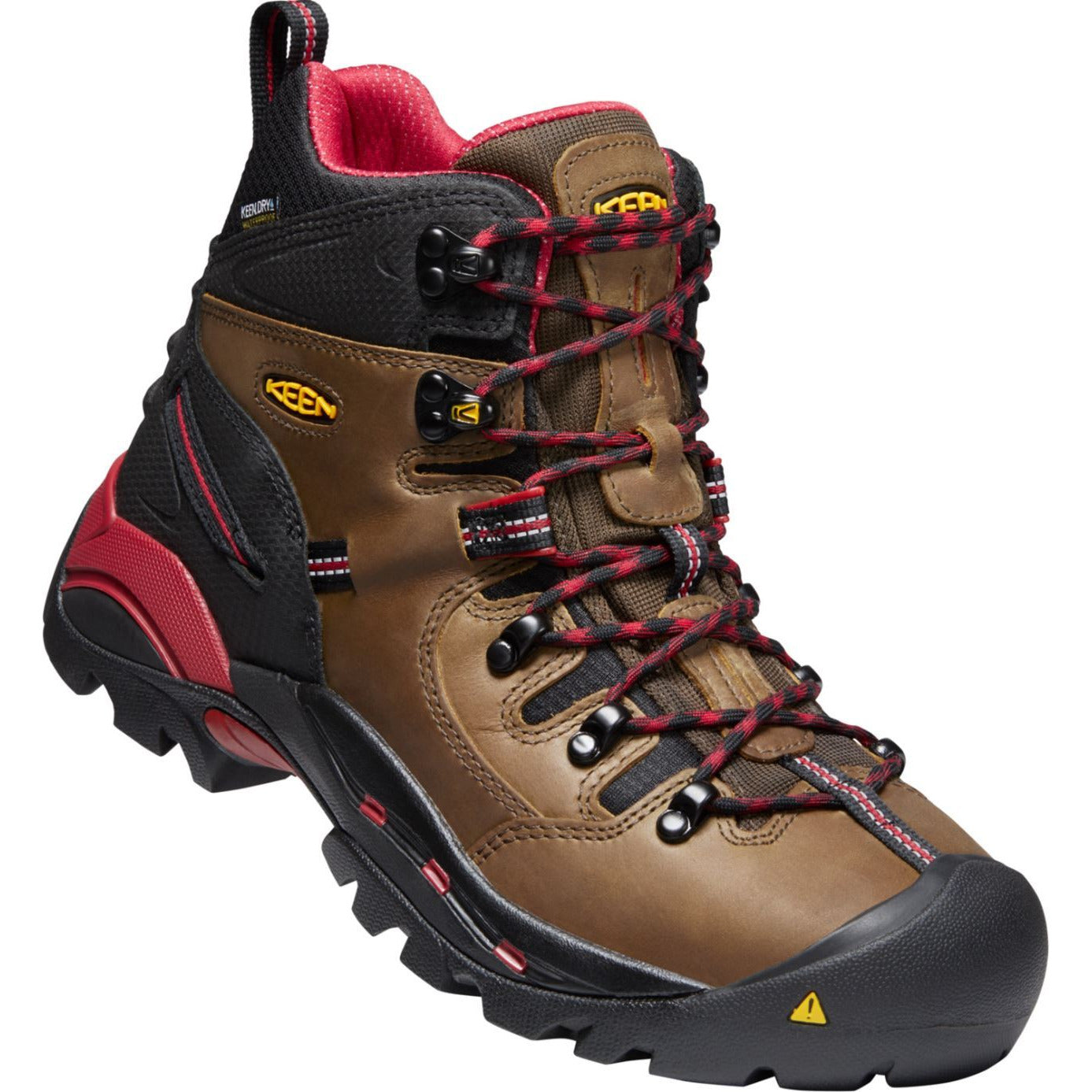 KEEN Pittsburgh Men's Steel Toe & Soft Toe Work Boots - Medium & Wide Width Sizes - Durable Safety Shoes for Construction, Warehouse & Outdoor Work